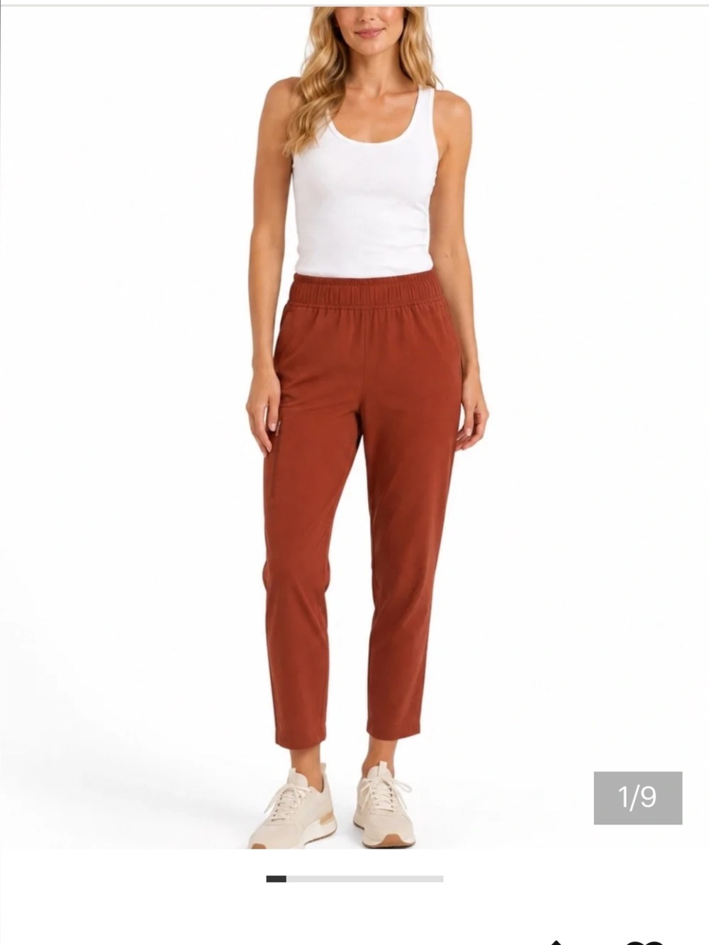 Women's Alder apparel Open Air Pant in Clay hiking rock climbing